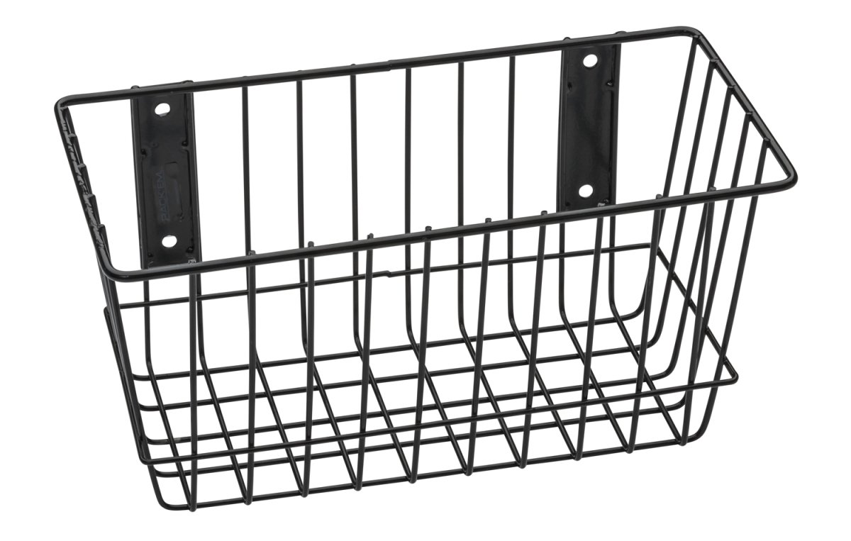 Rack Em Racks 9081-B Universal Wire Basket44; Black - 12 x 6 x 6 in.