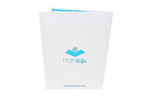 PopLife Flying Elephant and Balloons Pop Up Card for All Occasions - Mother's Day Card, 3D Birthday Pop Up, Baby Shower, Get Well Soon - for Mother, for Daughter, for Wife, for Granddaughter