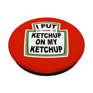 Ketchup Cute Red PopSockets PopGrip: Swappable Grip for Phones & Tablets