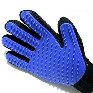 pet grooming glove and deshedding brush - perfect for cat and dog - short and long hair - gentle pet hair remover mitt - one-size-fits-all - 260 soft silicone tips - right hand product name