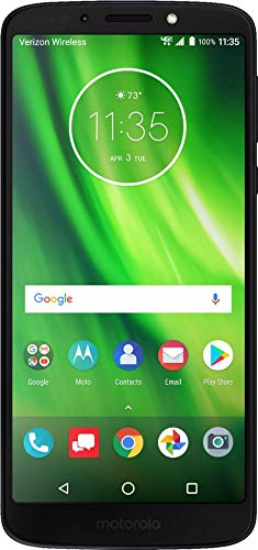 Verizon Prepaid Motorola Moto G6 Play MOTXT19226PP with 16GB Memory 5.7 IPS TouchScreen Fingerprint Android 8.0 Oreo OS Prepaid Cell Phone - Carrier Locked to Verizon Prepaid