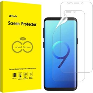 jetech screen protector for samsung galaxy s9 (not for s9+), tpu ultra hd film, case friendly, 2-pack