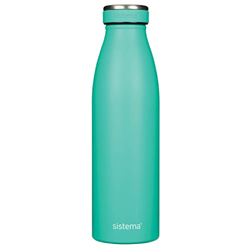 Sistema Stainless Steel Bottle, 500ml (Assorted Colours)