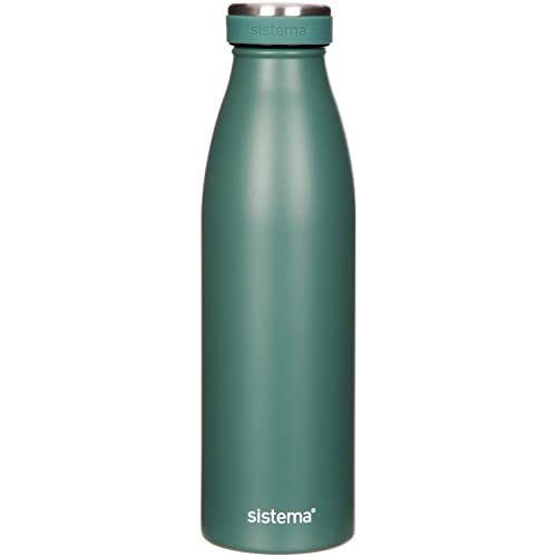 Sistema Stainless Steel Bottle, 500ml (Assorted Colours)