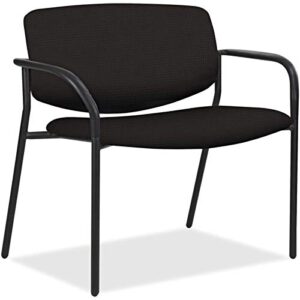 lorell advent chair, 36.5" x 25" x 33", powder coated, black