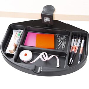 Stand Steady Original Desk Potato - Clamp-On Swivel Pencil Drawer and Desk Organizer | Unique Desk Organizer Provides Under Desk Storage for Pens, Pencils, Paper Clips & More! (Clamp-on Desk Drawer)