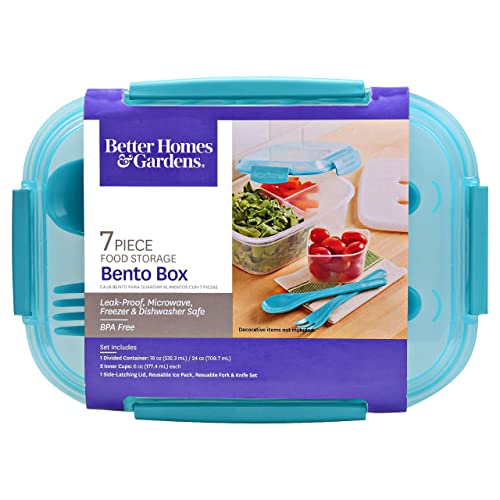 Better Homes & Gardens 7 Piece Food Storage Bento Box