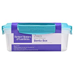 Better Homes & Gardens 7 Piece Food Storage Bento Box