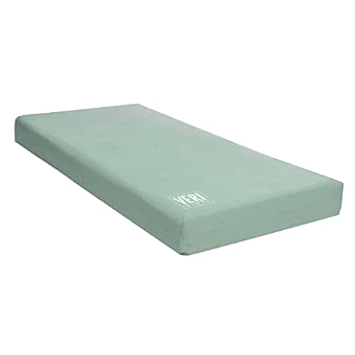 Veri Vinyl Premium Fluid Proof Camp Mattress – Twin (36”x76”x6”) Urine and Stain Resistant Camping, Shelter, RV, Boating, Dorm Incontinence Mattress