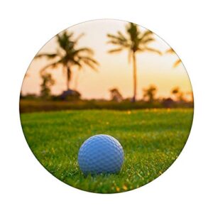 Golf Ball Palm Trees Golfing PopSockets PopGrip: Swappable Grip for Phones & Tablets