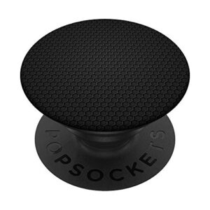carbon fiber carbon weave futuristic black popsockets popgrip: swappable grip for phones & tablets