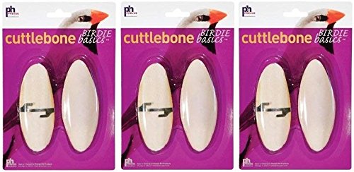 Prevue Pet Products Birdie Basics Cuttlebone, Small 4-5 Inch, 2 Bones Per Pack (3 Pack)