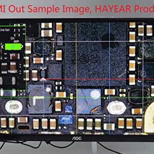 HAYEAR 16MP HDMI Microscope Camera Kit for Industry Lab PCB USB Output TF Card Video Recorder +180X C-Mount Lens + Big Stereo Stand +144 LED Light