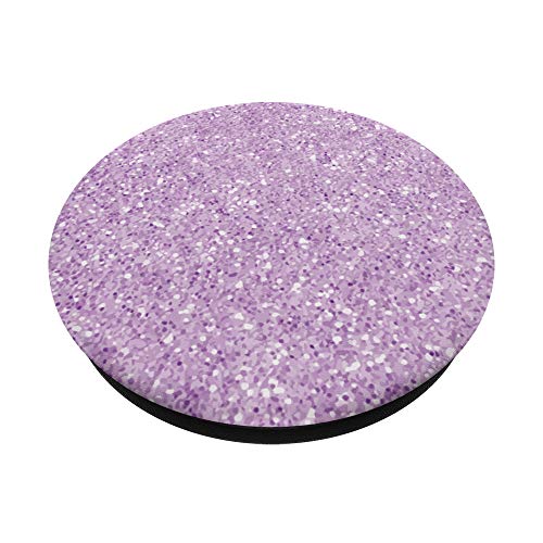 Lavender Background White Scattered Specks PopSockets PopGrip: Swappable Grip for Phones & Tablets