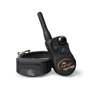sportdog brand yardtrainer family remote trainers - rechargeable, waterproof dog training collars with static, vibrate, and tone, 100 yard range - yt-100