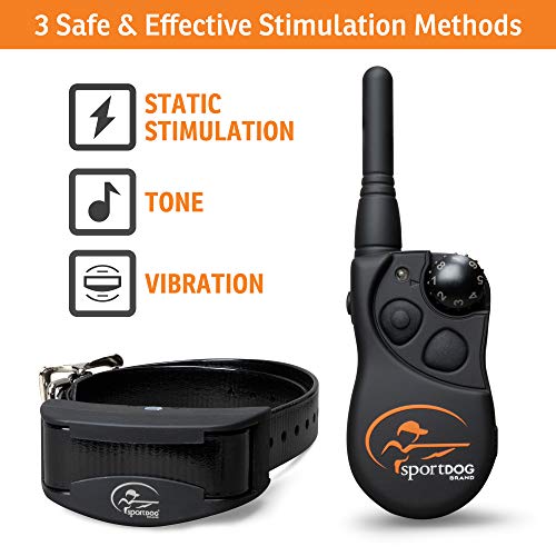 SportDOG Brand YardTrainer Family Remote Trainers - Rechargeable, Waterproof Dog Training Collars with Static, Vibrate, and Tone, 100 Yard Range - YT-100