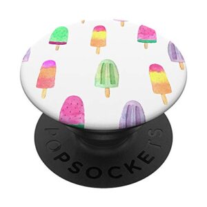 summer beach tropical phone grip - popsicle ice cream popsockets popgrip: swappable grip for phones & tablets