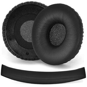 hd v10 v8 mod kit – defean replacement earpads and headband compatible with sol republic tracks hd v10 v8 headsets, softer leather,high-density noise cancelling foam (earpads + headband)