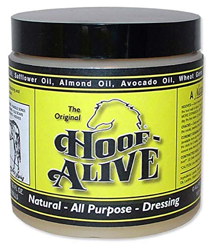 Hoof-Alive. Natural, All-Purpose Dressing Penetrates Hoof Wall and Living Tissue. Promotes Strong, Healthy Hoof Growth While Healing Water and Quarter Cracks. Non-Irritating. Petroleum-Free. (16)