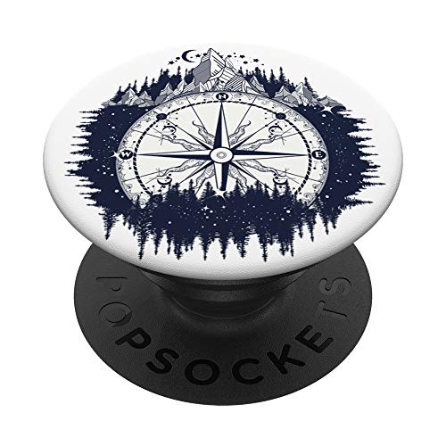 Travel Compass / Celtic Mountain Design PopSockets PopGrip: Swappable Grip for Phones & Tablets