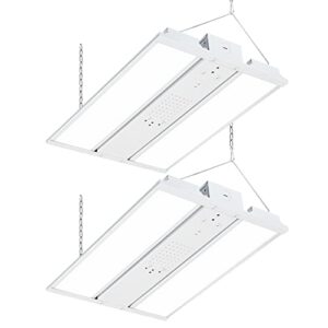 hykolity 2 Pack LED Linear High Bay Shop Light, 1.5FT 210W LED Shop Light Fixture, 27300lm 130LM/W, 100-277V, 0-10V Dim, 5000K Warehouse Lighting, ETL Approved, 5 Years Warranty