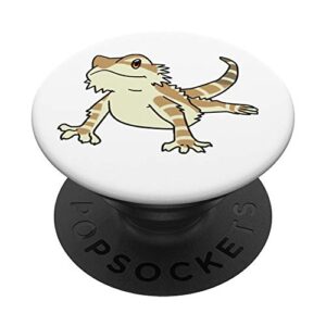 cute bearded dragon popsockets swappable popgrip
