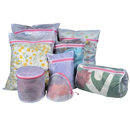 Techoss Polyester Mesh Zipper Laundry Bags for Delicates