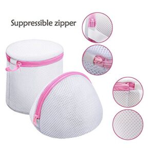 Techoss Polyester Mesh Zipper Laundry Bags for Delicates