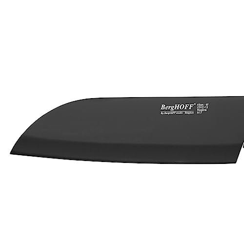 Berghoff Essentials Non-stick Santoku Knife 6", Multifunctional, Ergonomically Designed Soft-grip Handle, Grey