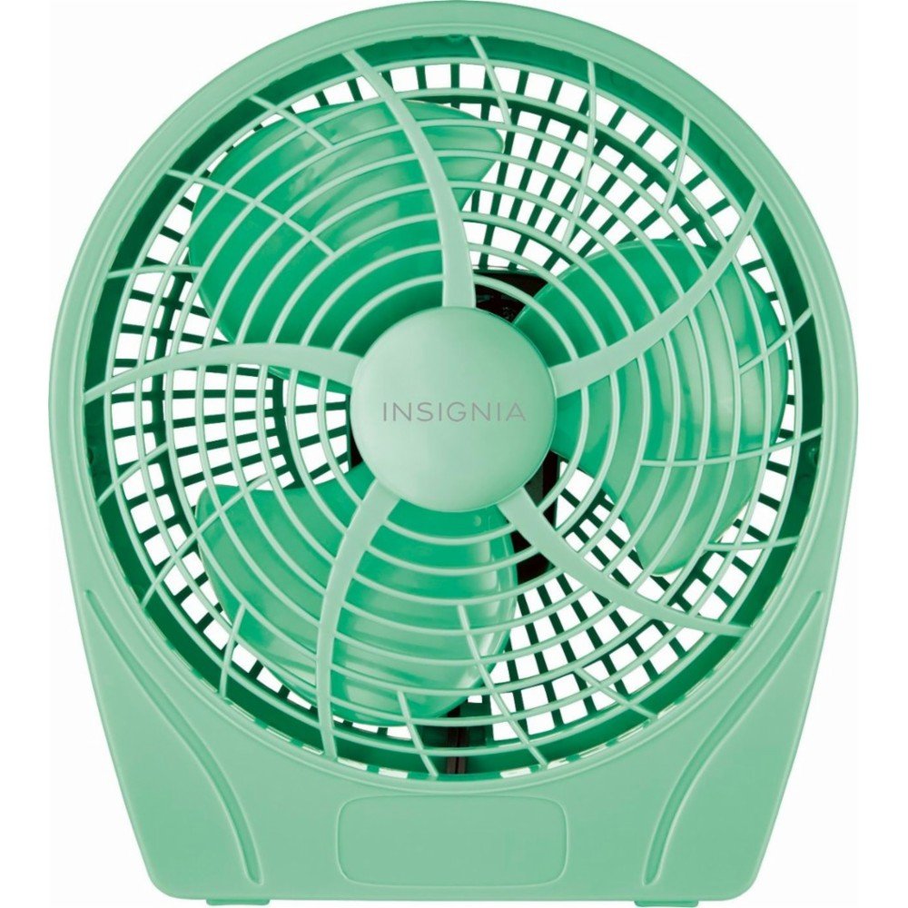 INSIGNIA - 9" Personal Table Fan - Green