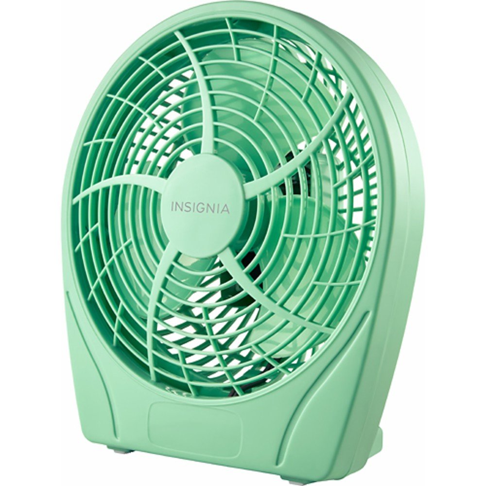 INSIGNIA - 9" Personal Table Fan - Green