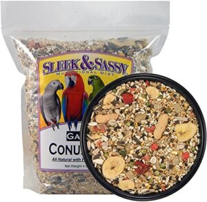 sleek & sassy nutritional diet garden conure parrot food (4 lbs.)