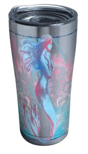 tervis old legend mermaid insulated tumbler, 20 oz, stainless steel