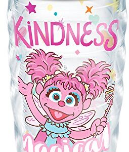 Tervis Sesame Street Made in USA Double Walled Insulated Tumbler Travel Cup Keeps Drinks Cold & Hot, 10oz Wavy, Abby Cadabby Kindness