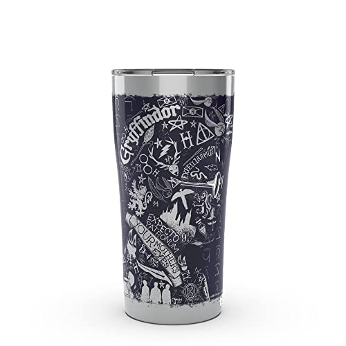 Tervis Harry Potter - 20th Anniversary Triple Walled Insulated Tumbler Travel Cup Keeps Drinks Cold & Hot, 20oz, Stainless Steel