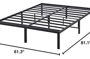 Olee Sleep Bed Frame, Queen, Black