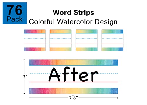 Teacher Created Resources Watercolor Word Strips (TCR20876)