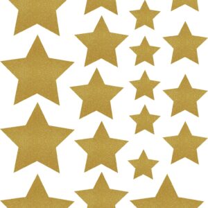 Teacher Created Resources Gold Shimmer Stars Accents, Not Glittery - Assorted Sizes (TCR8868)