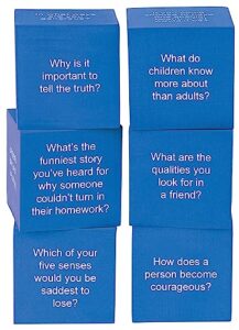 teacher created resources foam life question cubes (tcr20702)