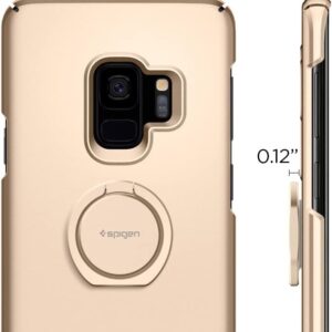 Spigen Style Ring 360 Cell Phone Ring/Phone Grip/Stand/Holder for All Phones and Tablets Compatible with Magnetic Car Mount - Champagne Gold