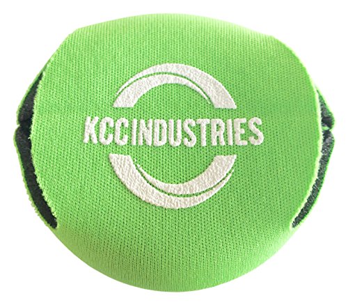 KCC Industries 8 oz. Mini Beer & Soda Slim Can Sleeves - Set of 2 Fun Size Coolies (Lime Green)