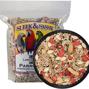 Garden Large Hookbill No Sunflower Parrot Food for Large Conures, Amazons, African Greys, Cockatoos, Pionus-Parrots & Small Macaws (4 lbs.)