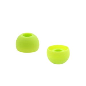 ALXCD Ear Tips for PB3 Powerbeats 3 Headphone, SML 3 Sizes 6 Pair Silicone Replacement Earbud Tips & 2 Pair Double Flange Ear Tips, Fit for Beats Powerbeats2 Pb3 [8 Pair](Green)