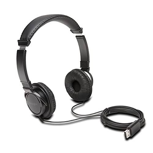 Kensington USB-A Hi-Fi Headphones (K97600WW), Black