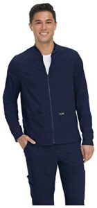 koi basics 448 unisex hayden scrub jacket navy xl