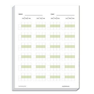 channie’s triple digit math line-up pad for 3 digit addition subtraction 250 pages counted front & back, 125 sheets, grades 2nd & 3rd, size 8.5” x 11”