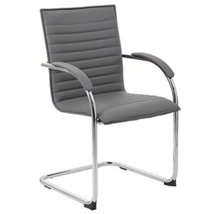 boss office products (bosxk) chairs guest seating, gray
