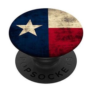 texas flag vintage rustic texan men women mom dad popsockets swappable popgrip