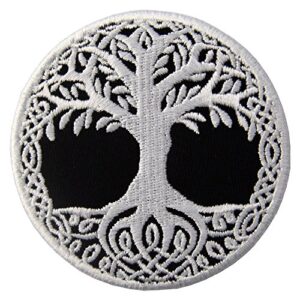 yggdrasil the tree of life in norse patch embroidered badge iron on sew on emblem