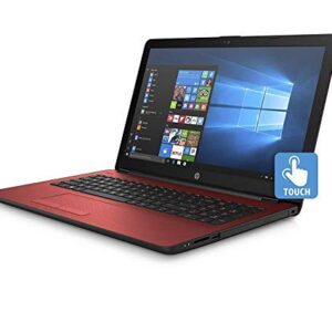 HP 15.6in Touchscreen Laptop Intel Pentium N5000 with UHD Graphics 605 4GB RAM 500GB HDD DVD-Writer Bluetooth Windows 10 Red Color (Renewed)